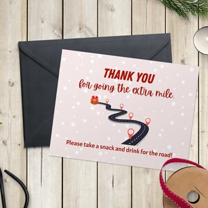 Printable Thank You Sign for Delivery Driver | INSTANT Digital Download