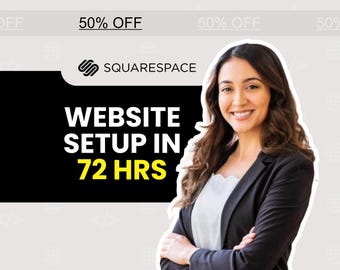 Squarespace-website in 72 uur, minimalistische e-commerce webdesigner, verkooppaginasjabloon, bedrijfswebsite bestemmingspagina, luxe thema