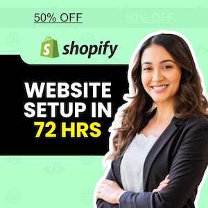 Shopify Store Setup in 72 Hours, Boutique, Hair, Ecommerce Templates, DIY Minimal & Feminine Business Themes, Real Estate, and Coaches