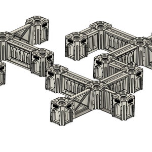 3D printable zone mortalis compatible terrain