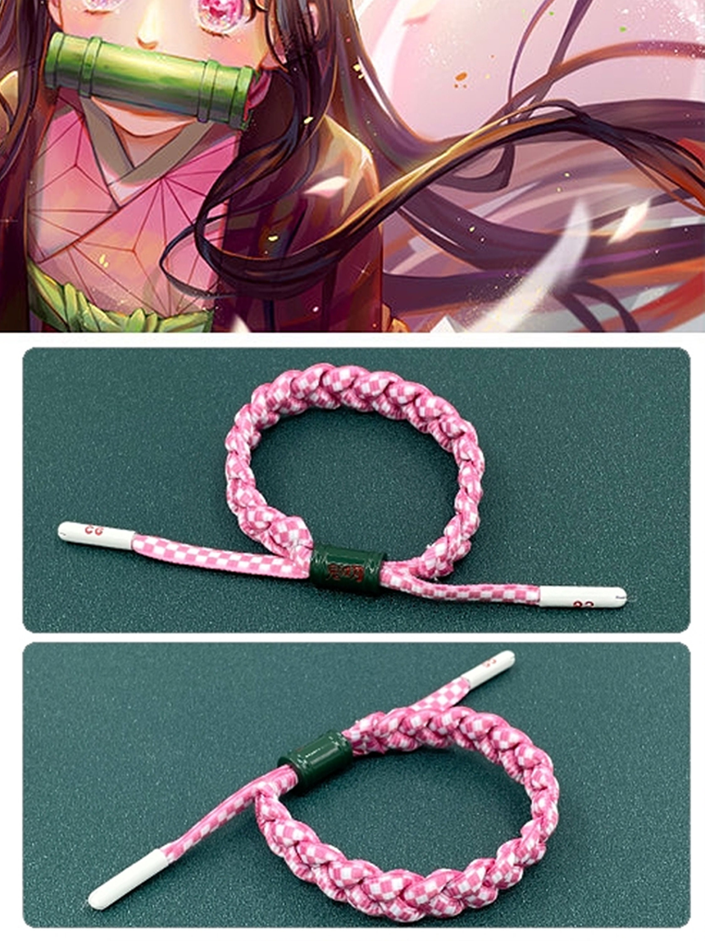 Braided Anime Bracelet, Fashion Bracelet Anime