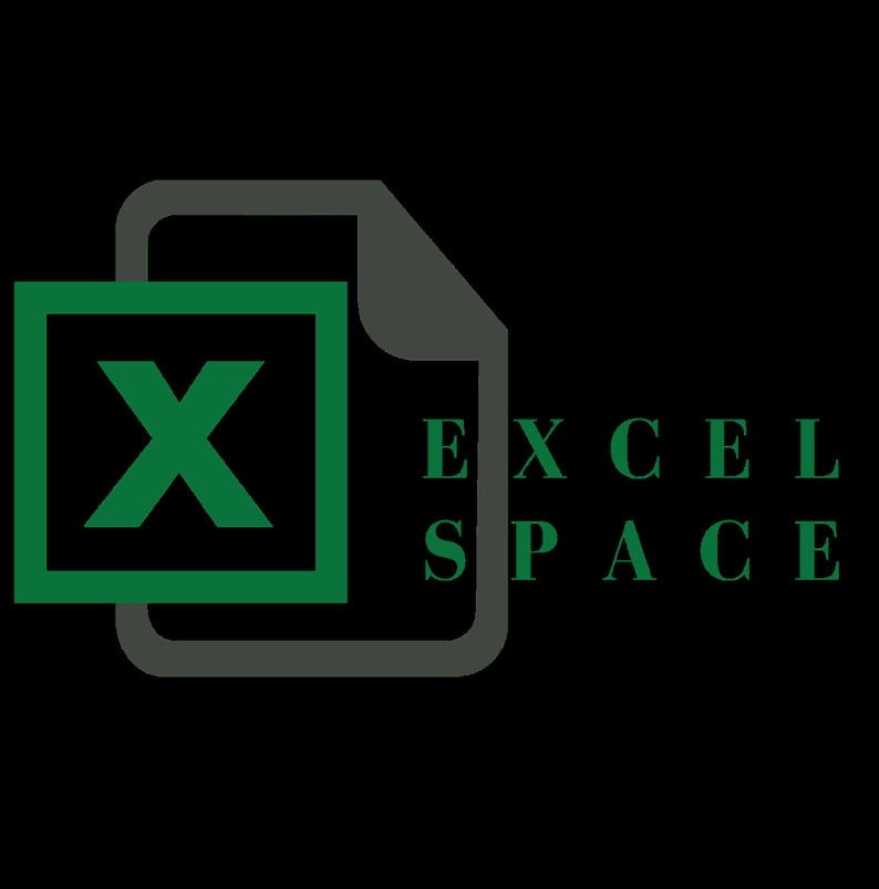 May include: Green Excel logo with a stylized letter X in a green square, and the text "EXCEL SPACE" in green letters.