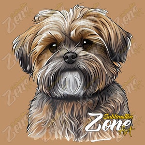 Shorkie SZ 23.2 - Diseño de sublimación PNG - Ilustración de caracteres digitales