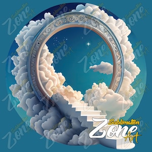 Stairway To Heaven 23.6 - Digital Backdrop - Digital Character Background Scene