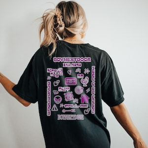 Boy Next Door 19.99 Album Tracklist Tee, Boy Next Door T-Shirt, Boy Next Door Merch, Kpop Shirt, Kpop Crewneck, Kpop Merch, Kpop Fan Gift.