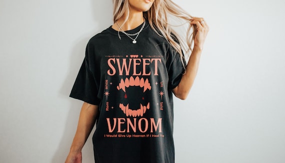 Sweet Venom Kpop Shirt: Vintage Vampire Tee - Romance Untold Inspired