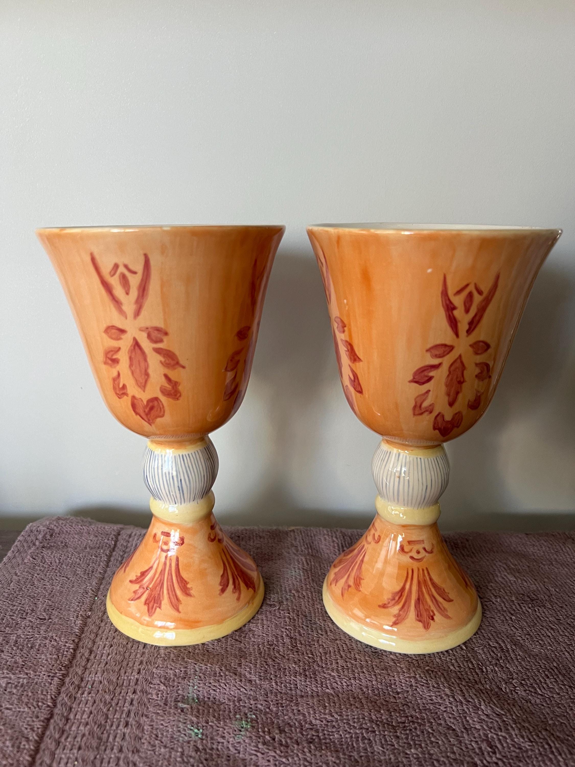 花瓶 - オレンジ : 花器 Etsy 陶器 高級陶器 長崎南蛮塗オレンジ