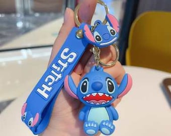 Cute Stitch Keyring Lilo and Stitch Keychain Stitch Charm - Etsy UK
