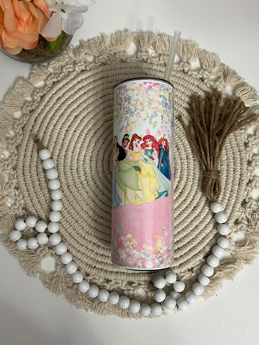 Disney Princesses Tumbler, Disney Princesses Fans Tumbler, 20oz Tumbler