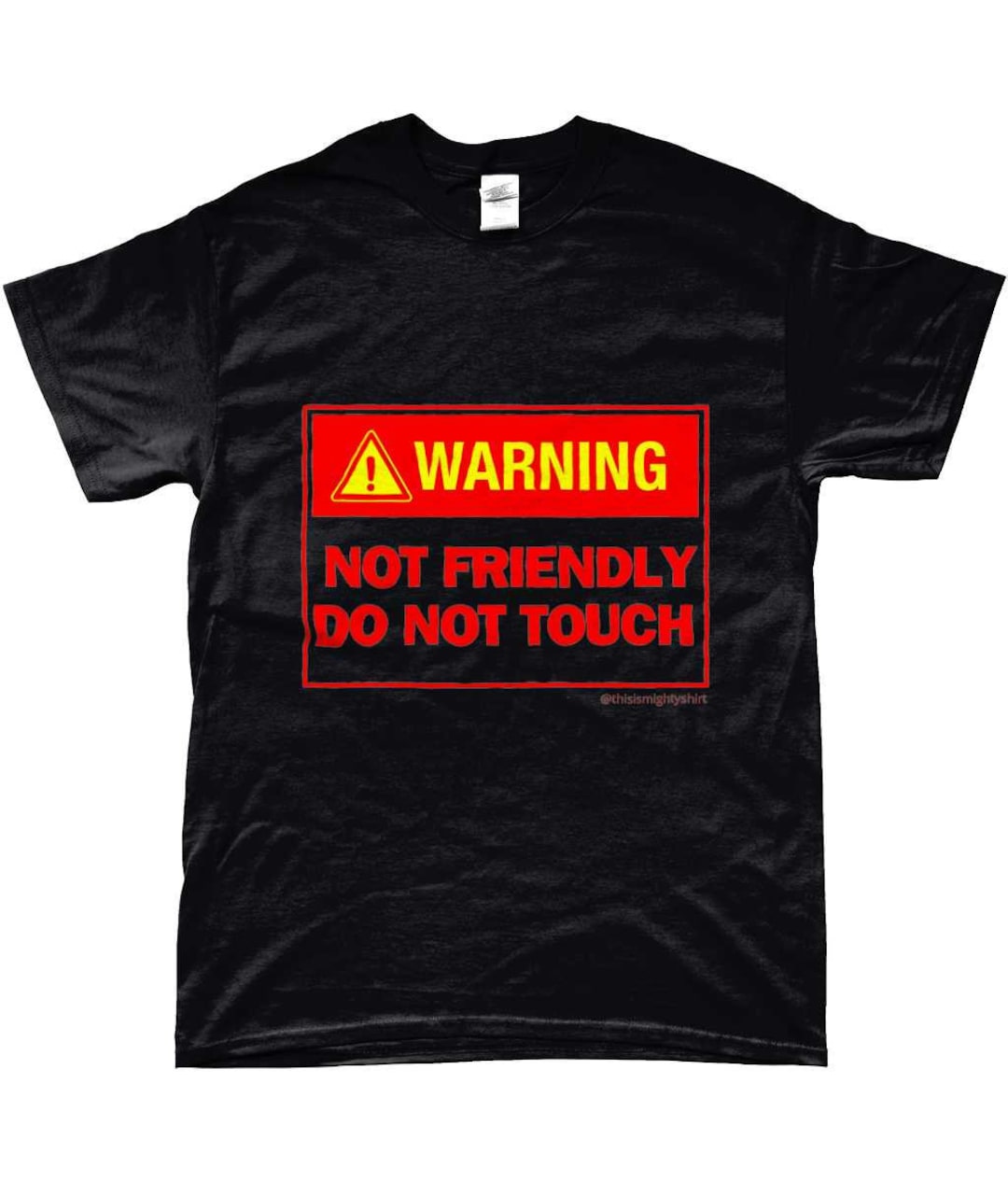 Do Not Touch Softstyle® Ringspun T Shirt Etsy 