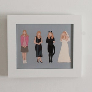Different Pam’s from the Office downloadable wall art