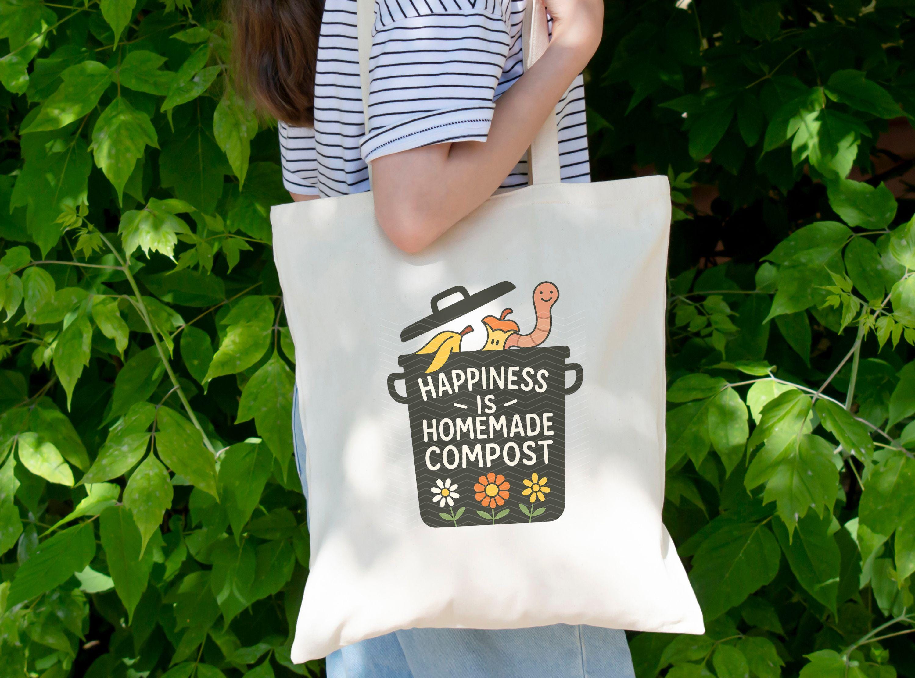 Happiness is Homemade Compost PNG | Cute Compost Bin Illustration ...