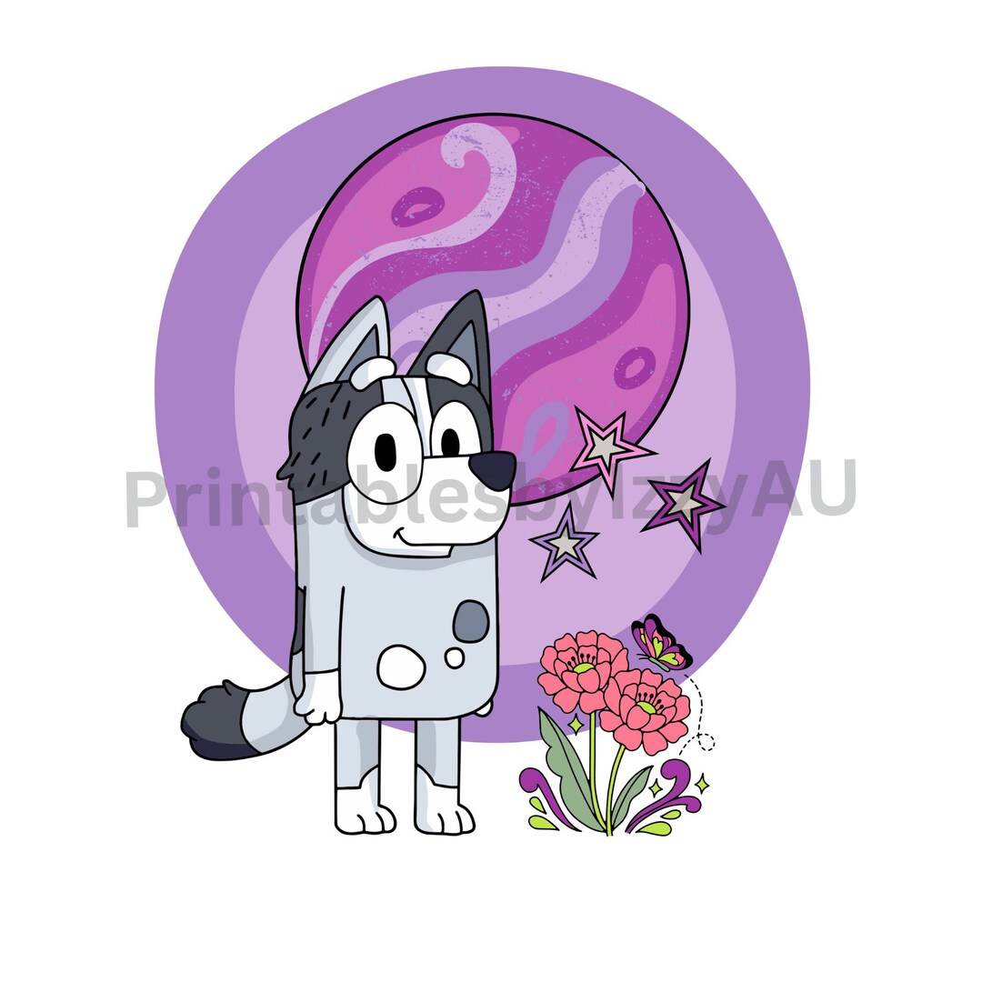 Aunt Trixie SVG Bluey SVG Cottagecore Bluey Svg Aussie Etsy Canada