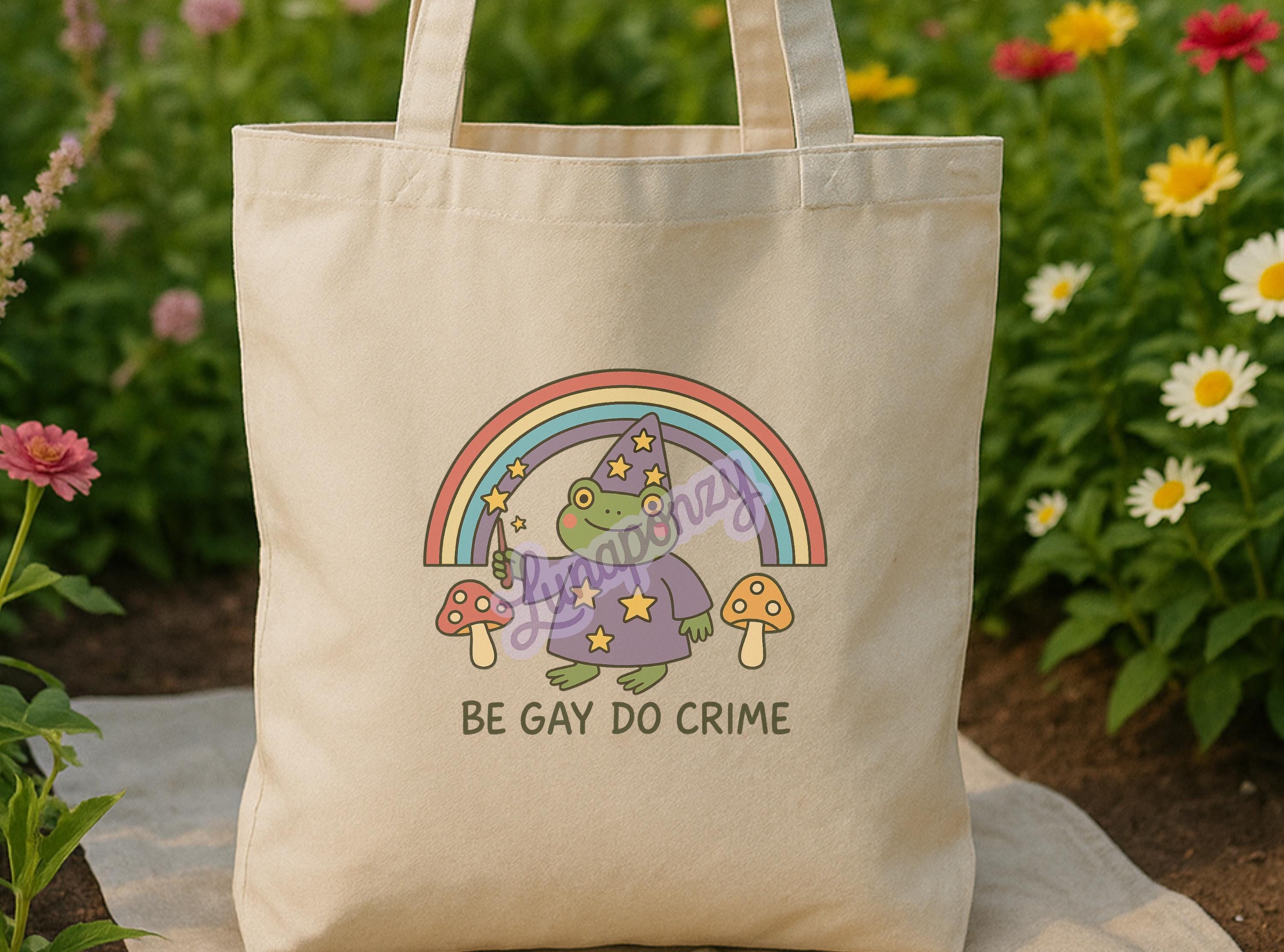 Be Gay Do Crime PNG | Queer Frog Wizard Clipart | Funny LGBTQ+ Meme ...