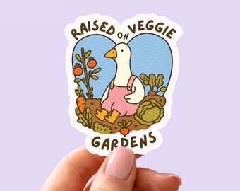 Good Things Grow Here PNG | Cottagecore Goose Garden Clipart | Whimsical Farm Art | Motivational Uplifting Sublimation | Homestead Aesthetic