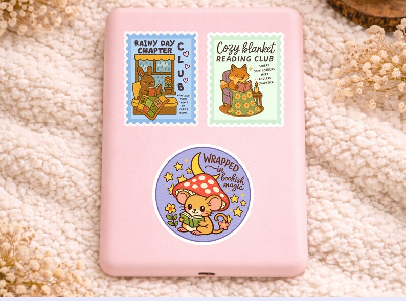 Bookish Magic Mouse PNG, Reading Mouse Digital Download, Cute Mushroom ...