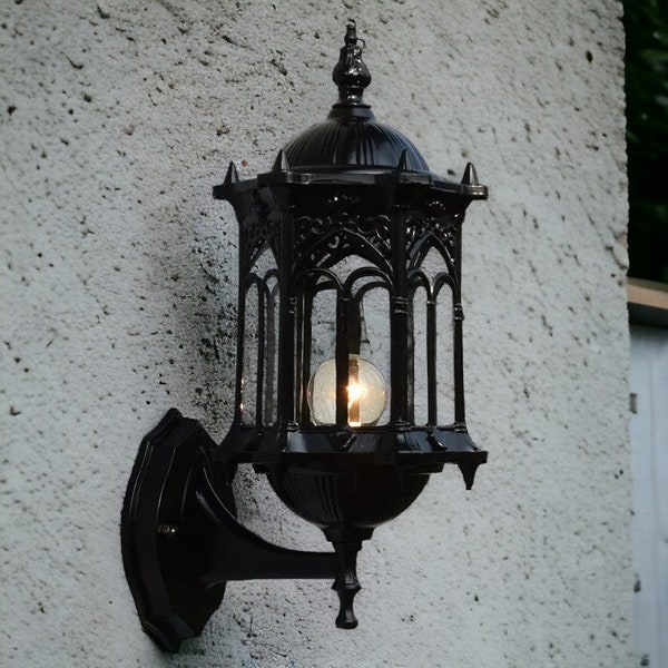 vintage outdoor wall lamp, lighting, vintage lantern, retro lamp, royalty lamp, european lamp