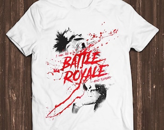 Battle Royale Japan Island Tournament  Funny Retro Film Gamer Music Meme Movie Music Cool Gift Tee T Shirt C2591