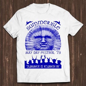 Summerisle Festival May Day 70s The Wickerman Meme Funny Top  Style Unisex Gamer Movie Music Gift  Tee T Shirt C1361