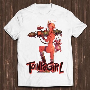 Tank Girl T Shirt Bazooka Sexy Punk Funny Cool Gift Tee C141