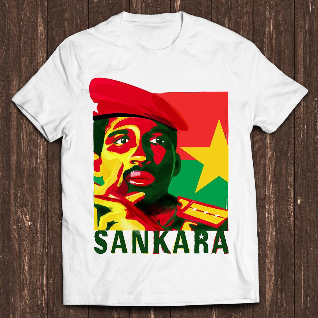 Thomas Sankara African Marxist Revolutionary Cartoon Style Gamer Cult Meme Movie Music Cool Gift Tee T Shirt C1001