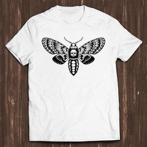 Dödsfjäril Insekt Fjäril Dödshuvud Socker Gaming Gamer Novelty Saying Rolig Meme Gåva Tee Kultfilm T-shirt C696