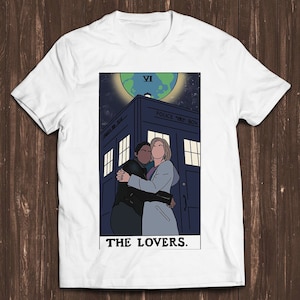 Thasmin The Lovers Tarot Card Doctor Who Unisex Retro Gamer Cult Film Muziek Top Cool Gift Tee T Shirt C1019