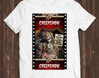 Creep Show Inspired Parody Cool Gift Horror 80s Halloween Skull Funny Tee T Shirt C26