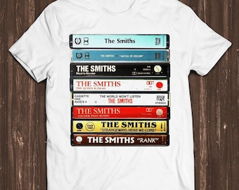 The Smiths Albums Cassette Meme Gift Funny Tee Style Unisex Gamer Cult Movie Music T Shirt C7225