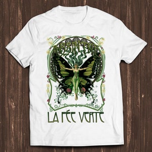 Absinthe Psychedelic Alcohol La Fee Drink Retro Gamer Cult Meme Movie Music Cool Gift Tee T Shirt C7264