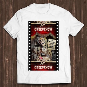Creep Show Inspired Parody Cool Gift Horror 80s Halloween Skull Funny Tee T Shirt C26