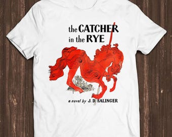 The Catcher In The Rye Book Banned Literary Literature Geek Nerd Meme Tee Gift Retro Meme Saying Gaming Music Movie T Shirt C700