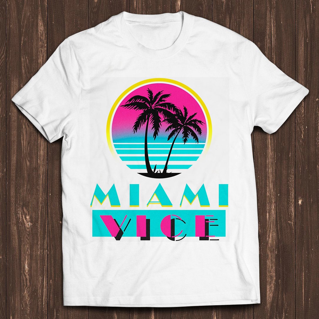Miami vice 2025 style shirt