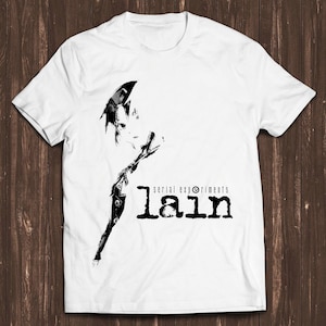 Serial Experiments Lain Computer Japanese Manga Anime  Meme Gift Funny Unisex Gamer Cult Movie Music T Shirt C879