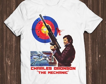 The Mechanic Film Poster Charles Bronson Death Wish Retro Film Gamer Meme Movie Music Cool Gift Tee T Shirt C255