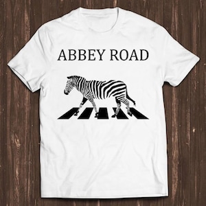 Zebra Crossing Abbey Road Retro Cool Mens Womens Unisex Cartoon Anime Top Gift Tee T Shirt C1123