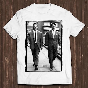 The Kray Twins T Shirt Brothers East London Gangster Prison Cool Gift Tee C393