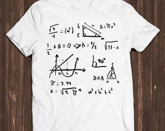 Problem Solver Math Teacher Mathematical Formulas Retro Gamer Cult Meme Movie Music Cool Gift Tee T Shirt C1009