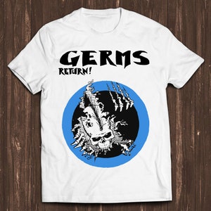 Germs Return Rock Punk Style Design Classic Retro Film Gamer Meme Movie Music Cool Gift Tee T Shirt C1562