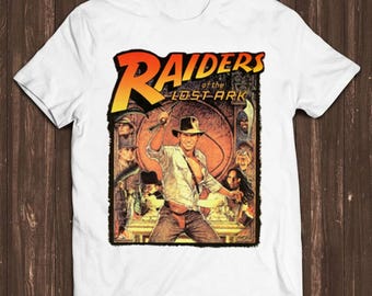 Raiders Of Lost Ark Inspired Parody Cartoon Indiana Jones Cool Gift Tee T Shirt C228