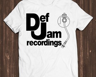 Def Jam Recordings DJ Music Turntable Vinyl  Funny Gamer Meme Music Gift Tee T Shirt C1579
