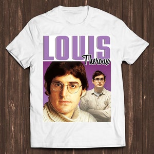 Louis Theroux BBC 80s TV Series Homage Parody Classic Retro Film Gamer Cult Meme Movie Music Cool Gift Tee T Shirt C7255