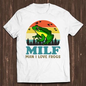 Frog Man I Love Frogs Animal Nature Funny Meme Gift Tee Gamer Cult T Shirt C757