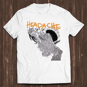 Big Black Headache Music Noise Rock Atomizer Scratch Acid Gift Tee T Shirt C2102