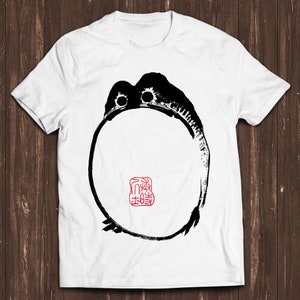 Sad Frog Japanese Art Matsumoto Hoji Meika Gafu Toad Demons Meme Gift Funny Tee Style Unisex Gamer Cult Movie Music T Shirt C956