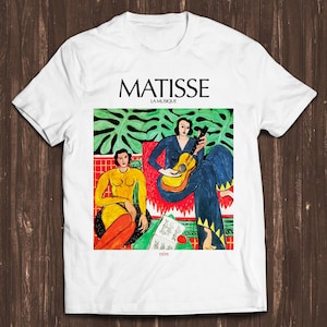Matisse Aesthetic La Musique Painting Art Meme Unisex Retro Gamer Cult Movie Music Top Cool Gift Tee T Shirt C1024