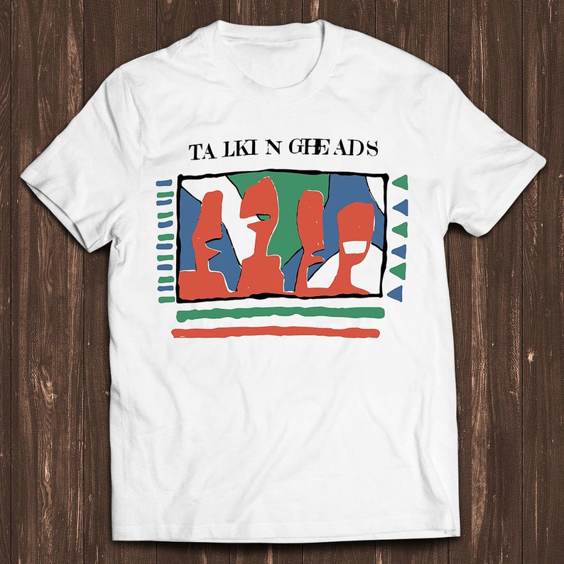 Talking Heads, ce doit être l'endroit même cadeau T-shirt drôle style unisexe Gamer culte musique de film T-shirt C7223 image 1