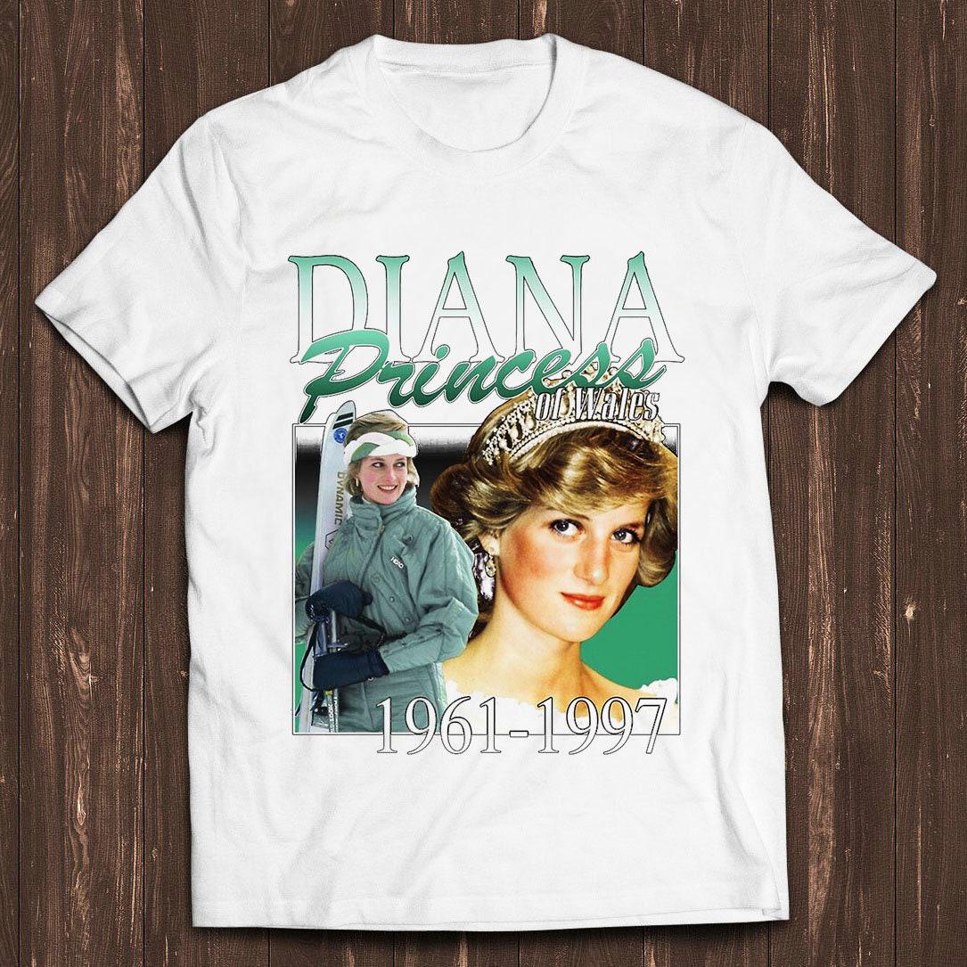 Lady Diana Princess of Wales 90s Gift Tee Style Gamer Cult Meme