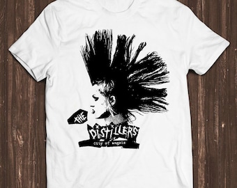 The Distillers City of Angels T Shirt B2365 Mohawk Punk Rock