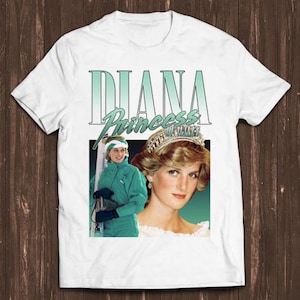 Lady Diana Princess Of Wales 90s Unisex Top Adult Retro Music Best Movie Gift Tee T Shirt C1412
